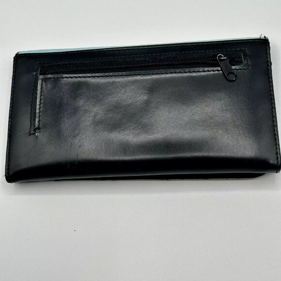 Unbranded Wallet Boston Terrier Photo Embellished Bling Checkbook Cards Coins - Picture 2 of 7